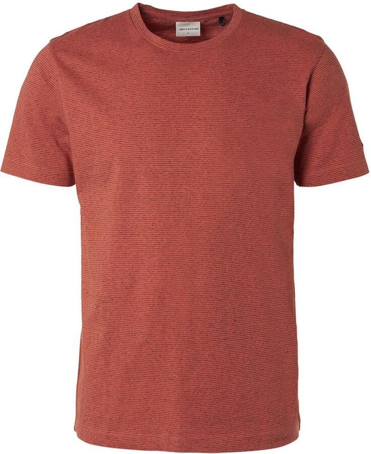 No Excess T-shirt T-Shirt Streep Melange Rood - Foto 4