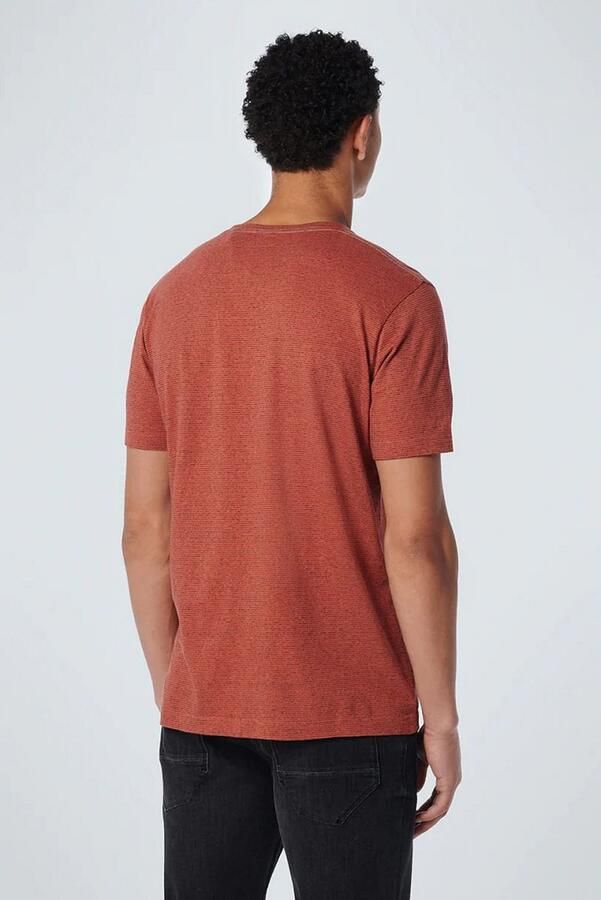 No Excess T-shirt T-Shirt Streep Melange Rood - Foto 4