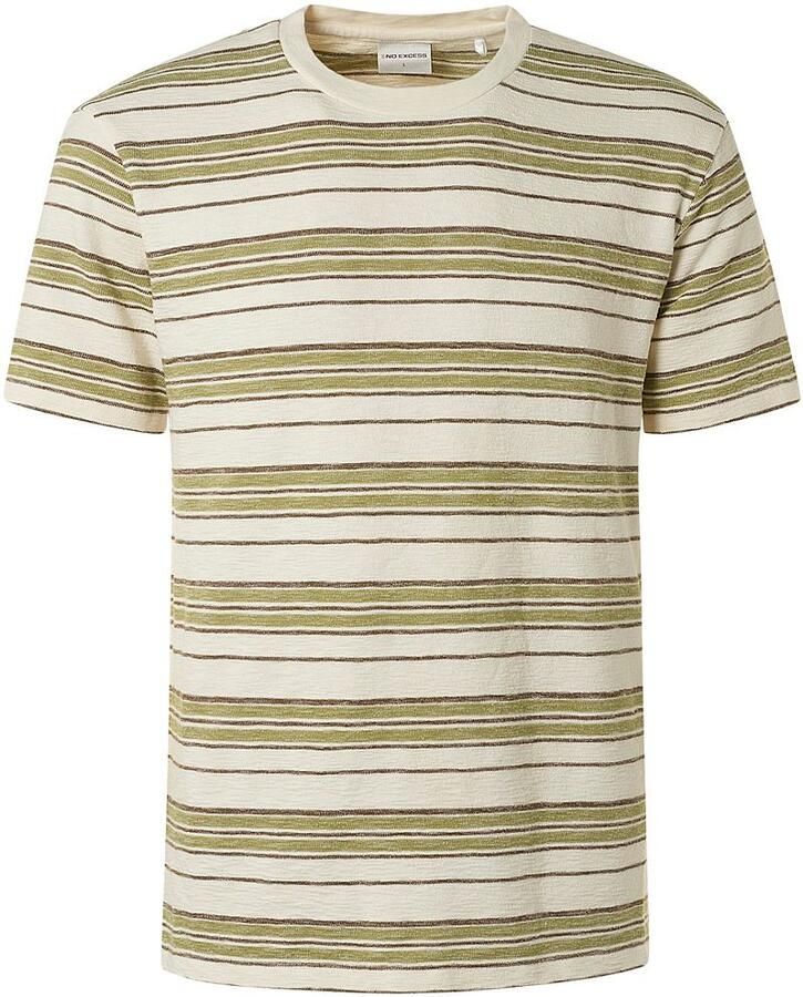 No Excess T-shirt crewneck Beige Heren