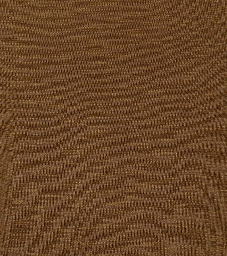 No Excess Pullover crewneck slub garment dyed dark fudge Bruin Heren - Foto 3