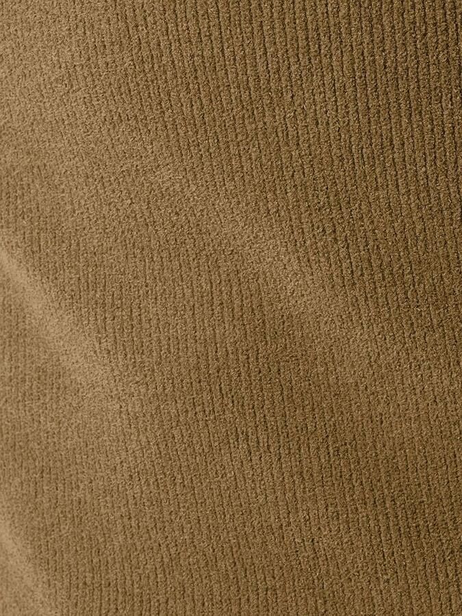 No Excess Trui Ribknit Khaki - Foto 2
