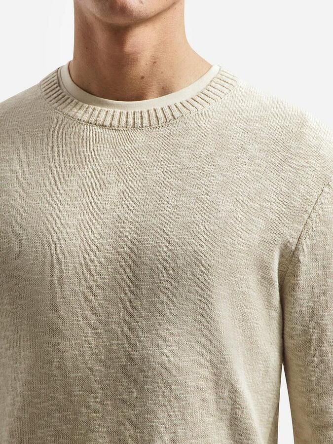 No Excess Trui Slub Beige - Foto 3