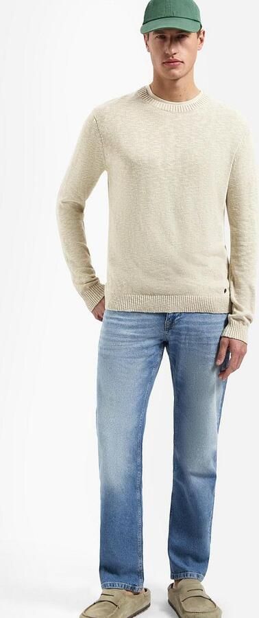 No Excess Trui Slub Beige - Foto 5