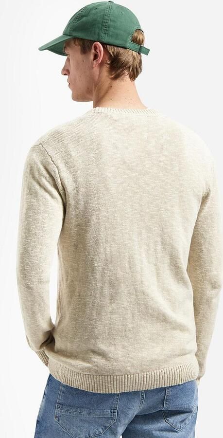 No Excess Trui Slub Beige - Foto 4