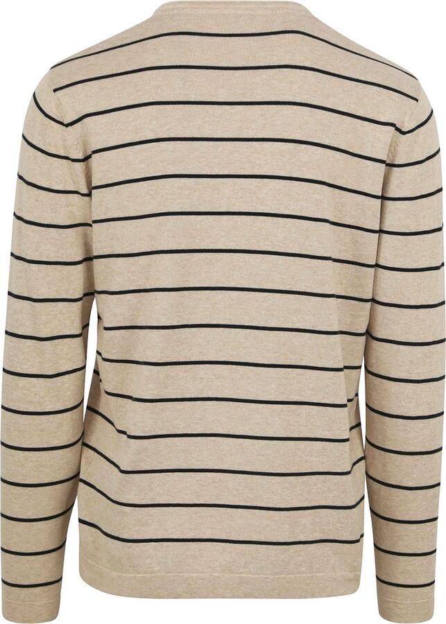 No Excess Trui Streep Beige - Foto 2