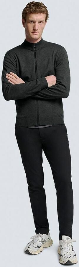 No Excess vest fijn gebreid antraciet - Foto 6