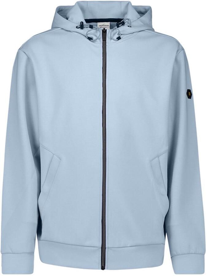 No Excess Vest Interlock Lichtblauw