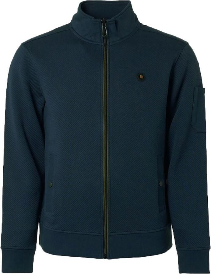 No Excess Vest Jacquard Navy