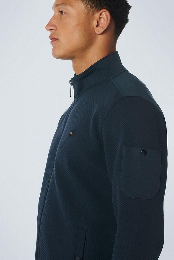 No Excess Vest Jacquard Navy - Foto 3