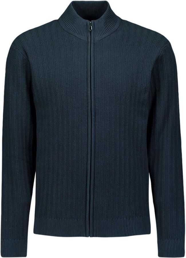 No Excess Vest Knitted Structure Navy