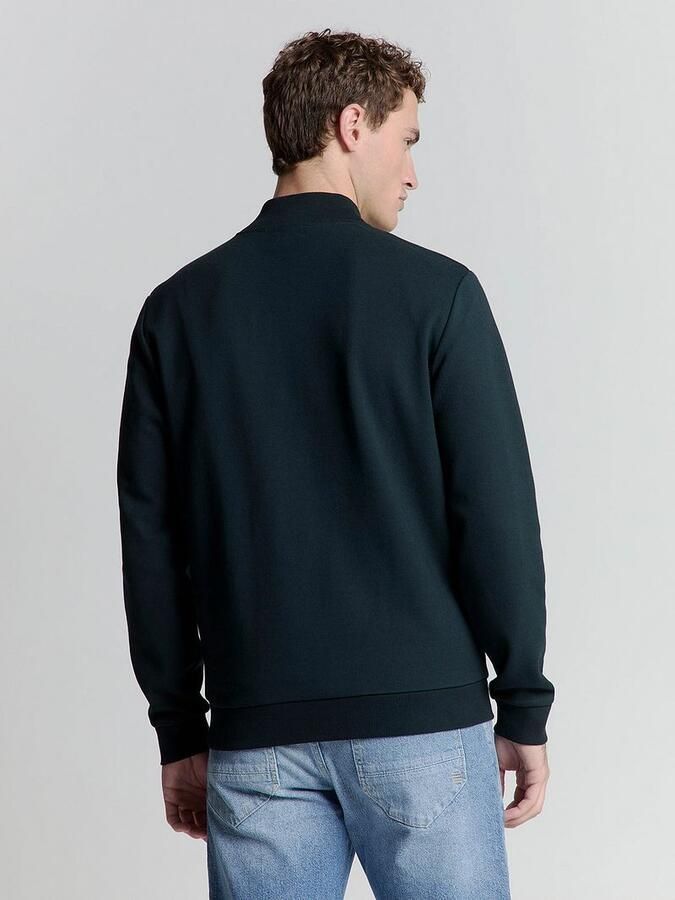 No Excess Vest Zipper Jacquard Navy - Foto 4