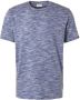 No Excess T-Shirt Melange Blauw - Thumbnail 1
