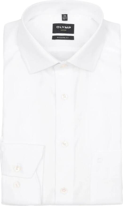 Olymp Regular fit zakelijk overhemd van twill