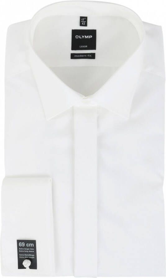 Olymp Luxor Sleeve 7 Trouwoverhemd Off White