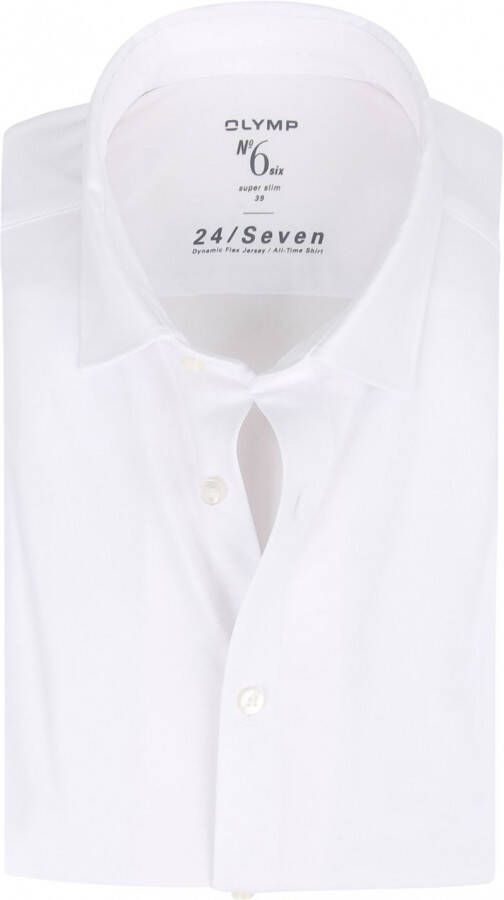 Olymp No'6 Overhemd 24 Seven Wit