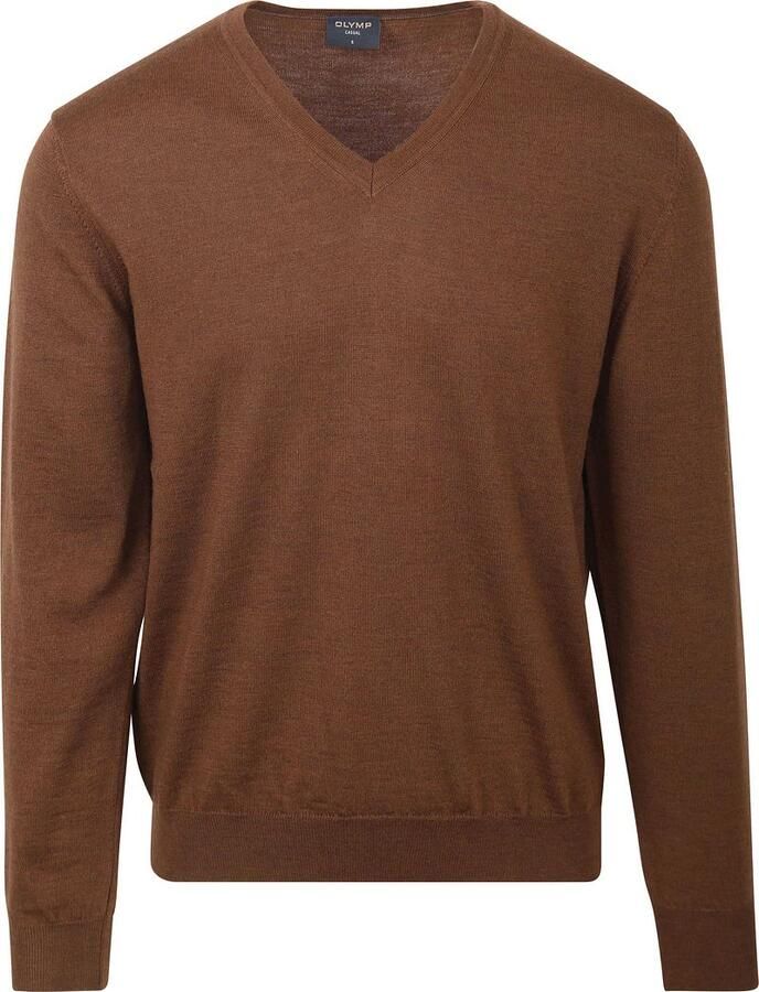 Olymp Sweater Casual Trui Wol Bruin - Foto 2