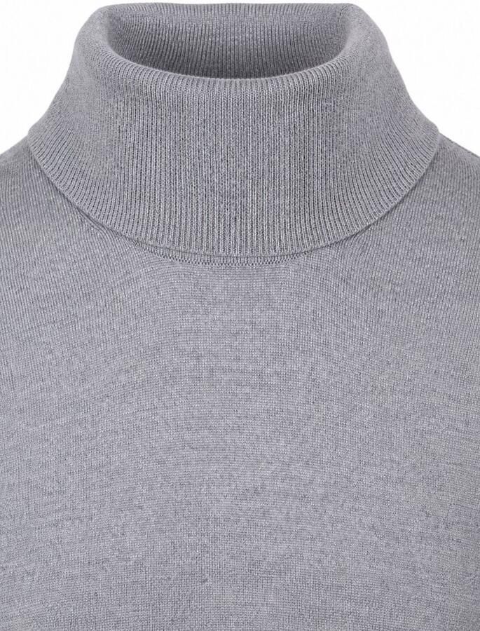 Olymp Sweater Coltrui Wol Grijs - Foto 2