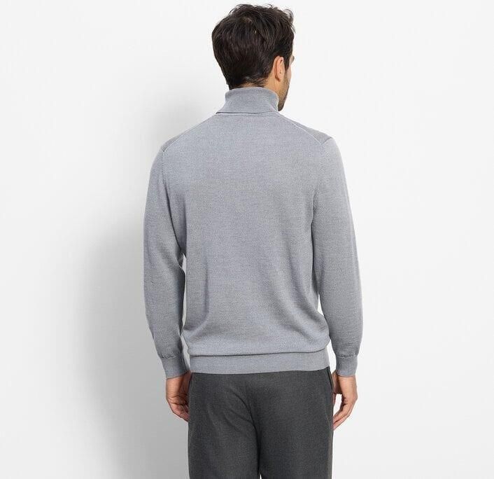 Olymp Sweater Coltrui Wol Grijs - Foto 5