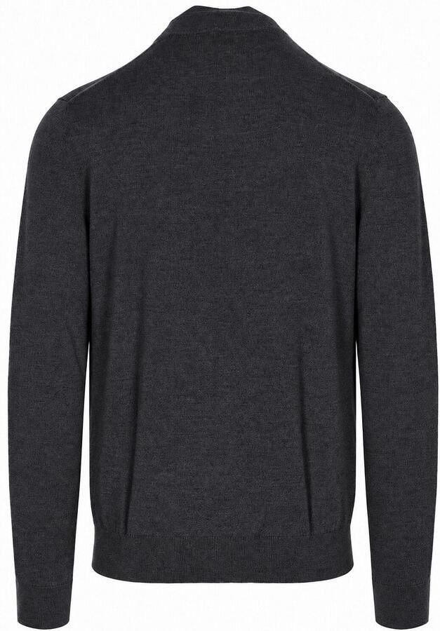 Olymp Half Zip Trui Wol Antraciet - Foto 2