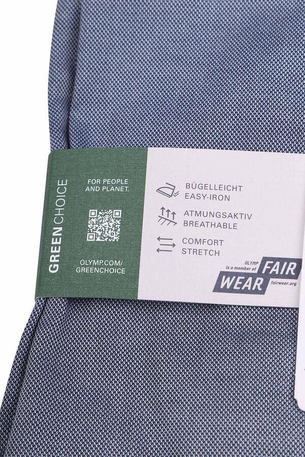 OLYMP Businessoverhemd Level Five body fit fijne matte glanzende micro-structuur - Foto 2