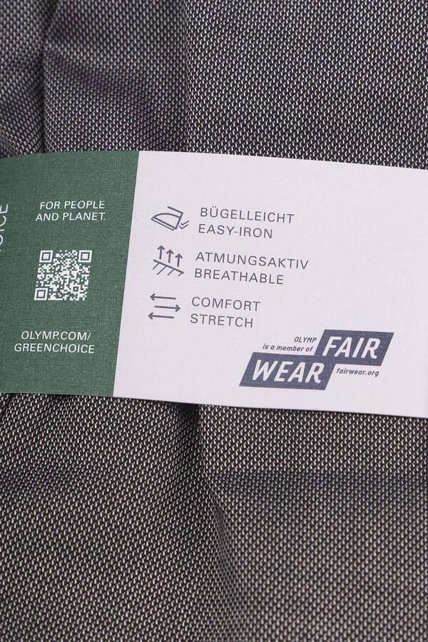 OLYMP Businessoverhemd Level Five body fit fijne matte glanzende micro-structuur - Foto 2