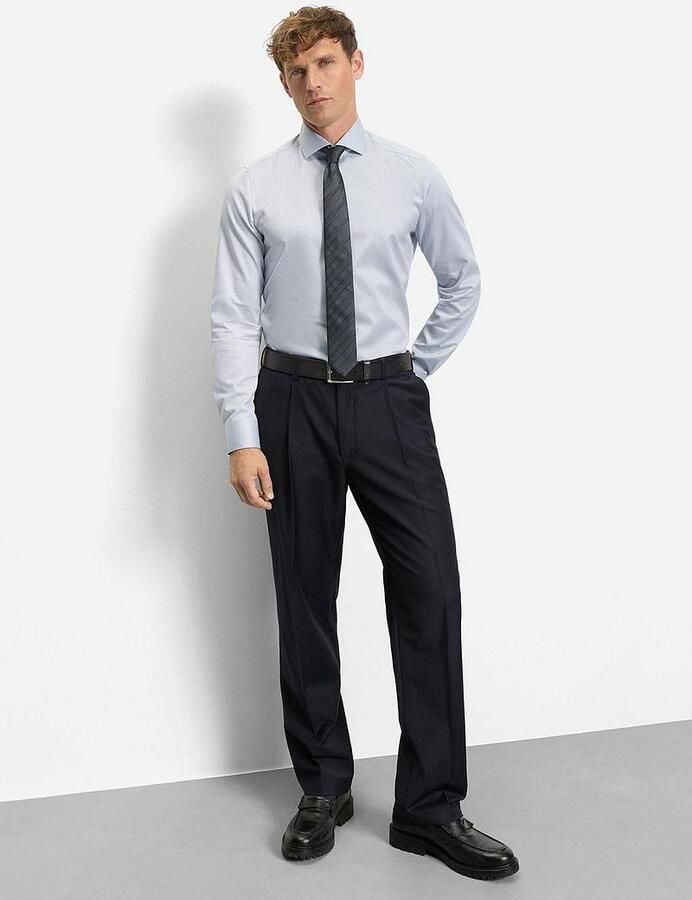 Olymp Level 5 Overhemd Twill Silver - Foto 2