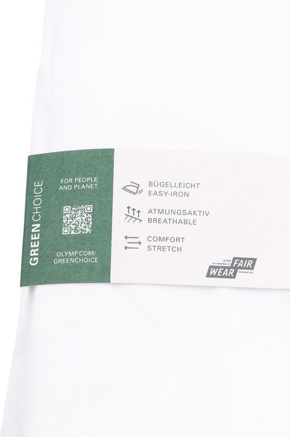 OLYMP Level Five Slim fit zakelijk overhemd van popeline met extra lange mouwen - Foto 9