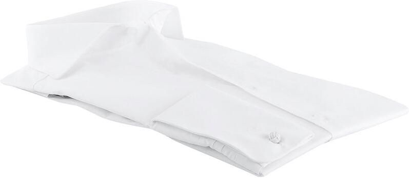 Olymp Overhemd Lange Mouw Level Five Shirt Wit Body-Fit Dubbelmanchet - Foto 3