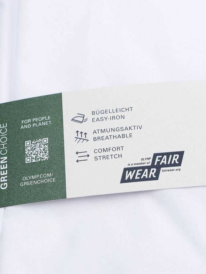 OLYMP Level 5 Slim fit smokingoverhemd van popeline met stretch - Foto 5