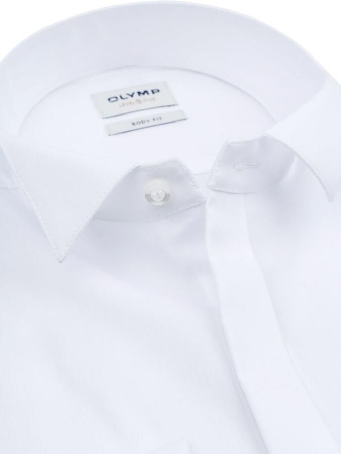 OLYMP Level 5 Slim fit smokingoverhemd van popeline met stretch - Foto 5