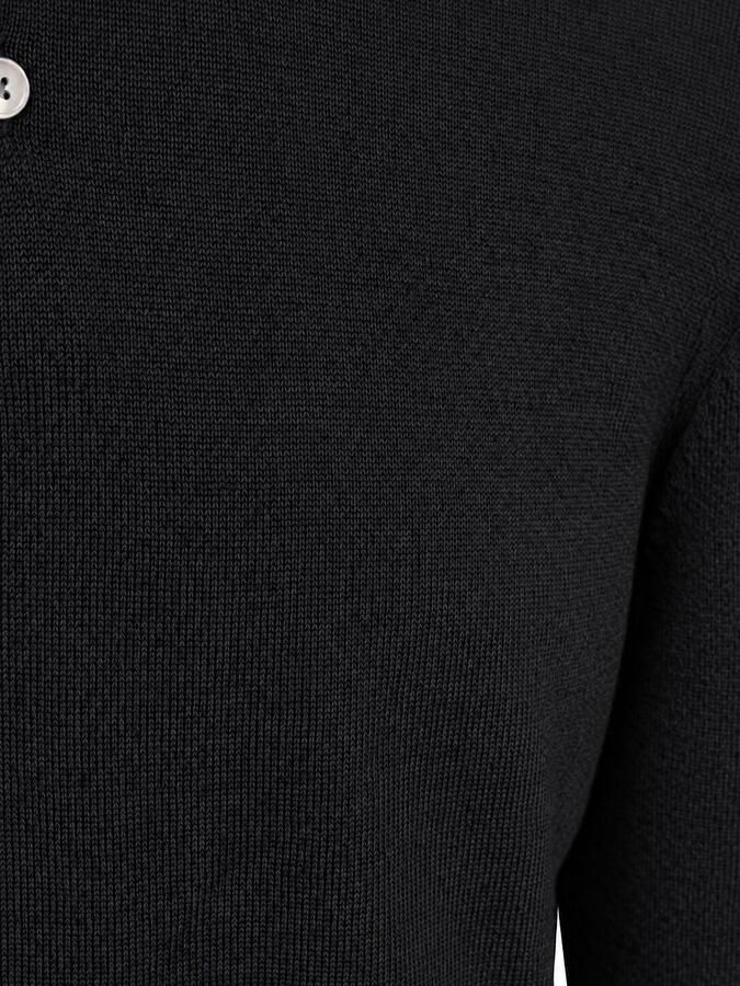Olymp Longsleeve Poloshirt Wol Zwart - Foto 3
