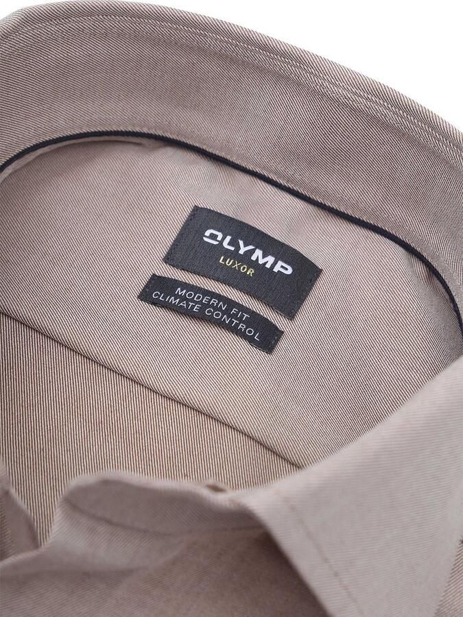 Olymp Luxor 24 Seven Overhemd Camel - Foto 3