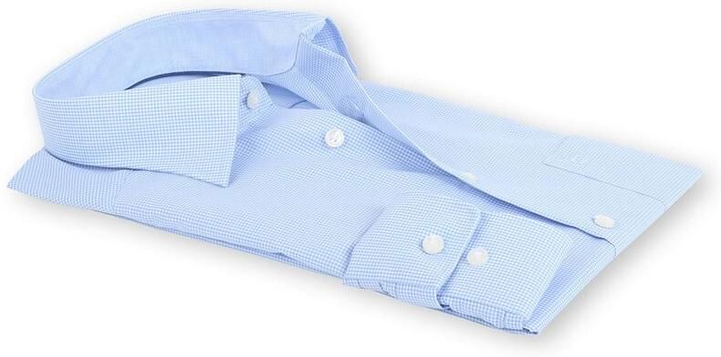 Olymp Luxor Comfort Fit Shirt Blauw Ruit - Foto 5