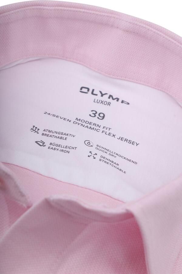 Olymp Luxor Overhemd 24 Seven Roze - Foto 2