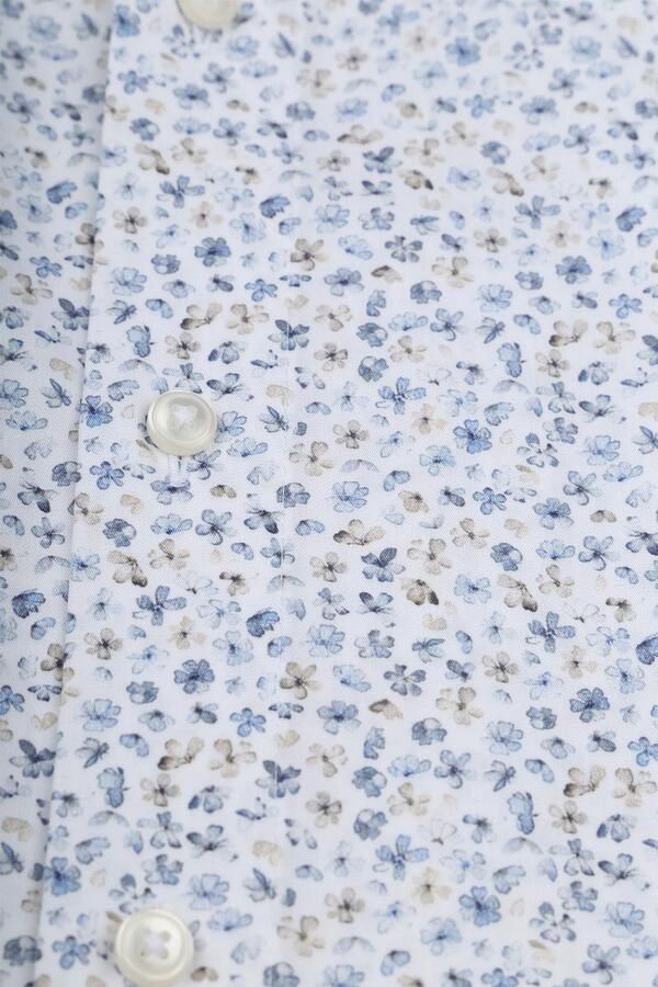 OLYMP Businessoverhemd Luxor modern fit met bloemig minimal-dessin - Foto 4