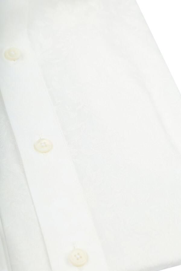 Olymp Luxor Overhemd Flower Ton-Sur-Ton Off White - Foto 2