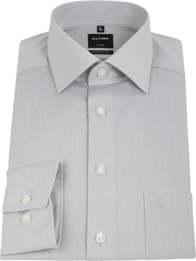Olymp Regular fit zakelijk overhemd van batist