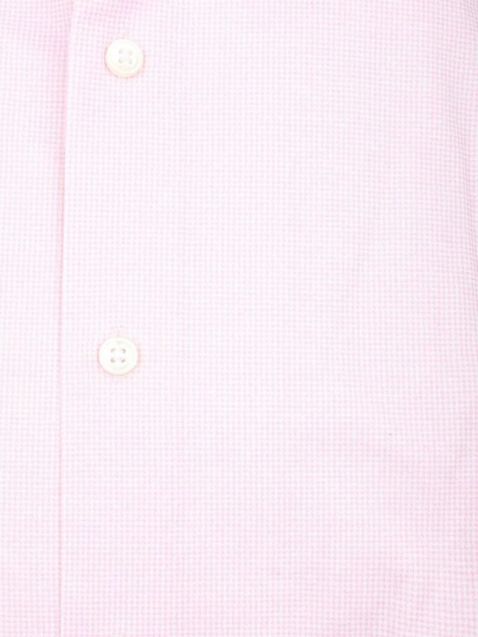 Olymp Luxor Overhemd Pied De Poule Roze - Foto 2