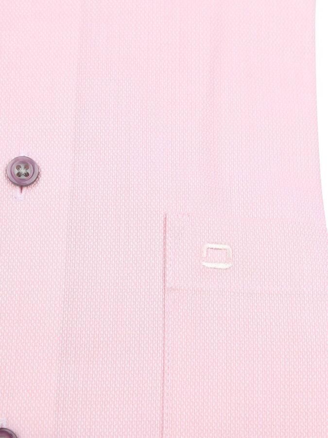 Olymp Luxor Overhemd Extra Lange Mouwen Structure Roze - Foto 3