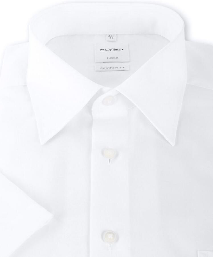 OLYMP Overhemd met korte mouwen Luxor comfort fit Korte mouwen shirt met borstzak strijkvrij - Foto 4