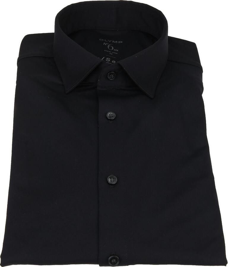 OLYMP Businessoverhemd No. Six super slim 24 Seven bijzonder elastisch en figuuraccentuerend