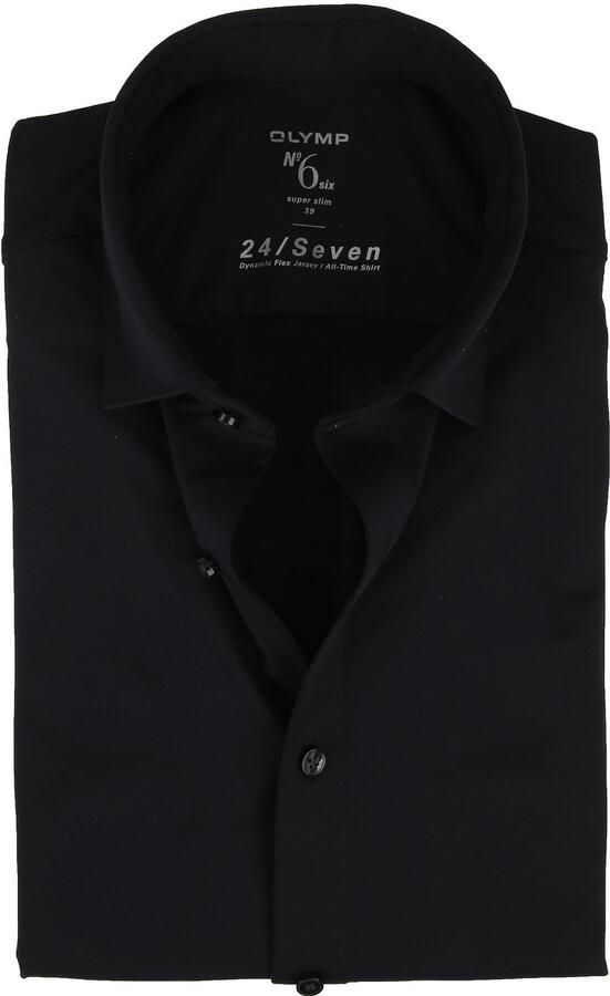 OLYMP Businessoverhemd No. Six super slim 24 Seven bijzonder elastisch en figuuraccentuerend