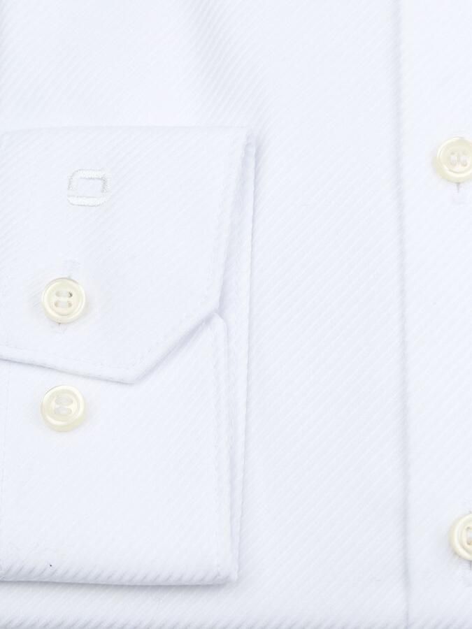 OLYMP No. Six Super slim fit zakelijk overhemd van twill - Foto 4
