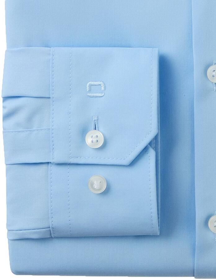 OLYMP No. Six Zakelijk super slim fit overhemd van popeline met extra lange mouwen - Foto 2