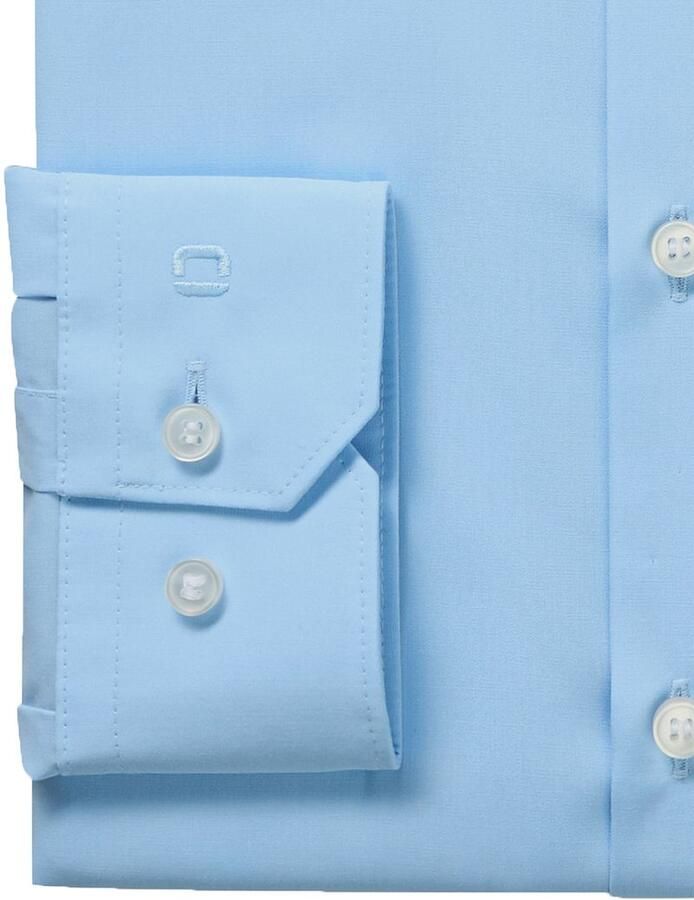 OLYMP No. Six Super slim fit zakelijk overhemd van popeline - Foto 3