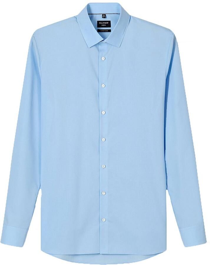 OLYMP No. Six Super slim fit zakelijk overhemd van popeline - Foto 2