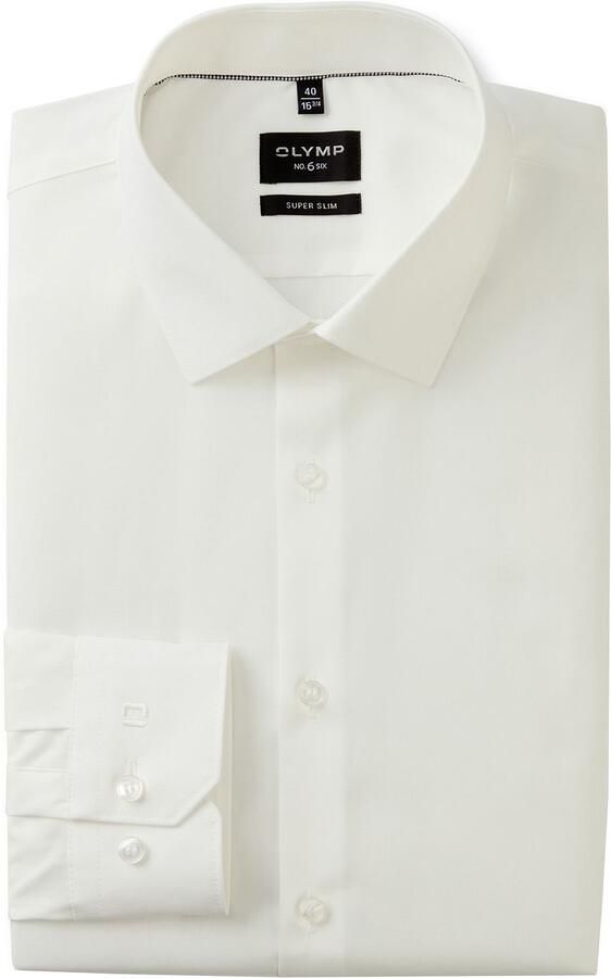Olymp No6 Super Slim Fit Super slim fit zakelijk overhemd van popeline