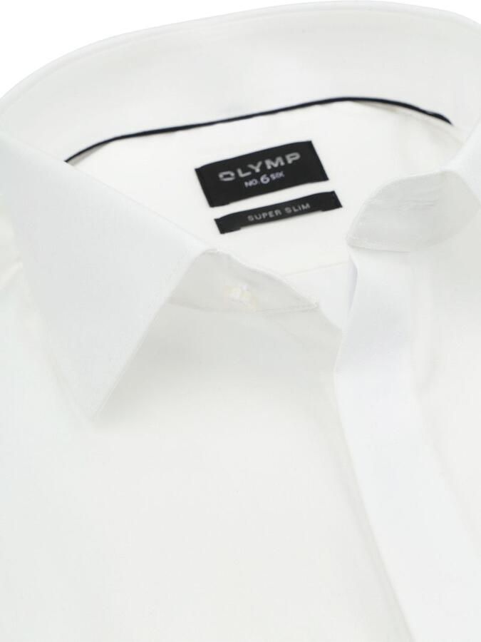 OLYMP Smokingoverhemd No. Six super slim Omslagmanchetten verborgen knoopsluiting - Foto 3