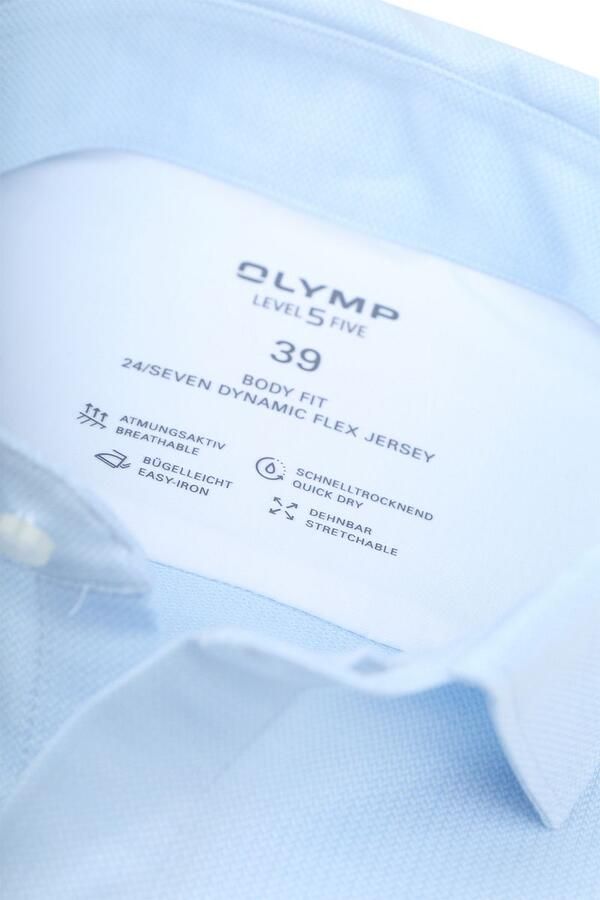 Olymp Overhemd Level 5 24 Seven Lichtblauw - Foto 2