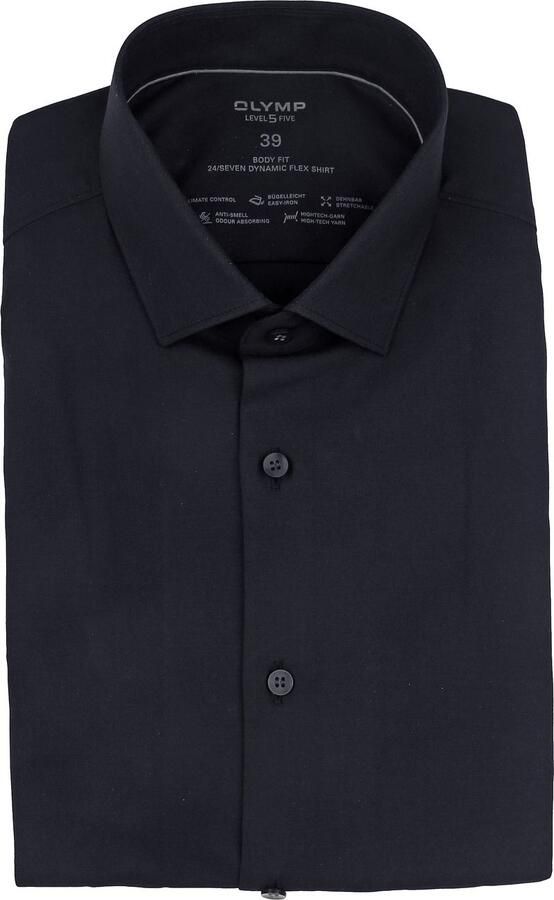 OLYMP Level Five Body fit zakelijk overhemd met kentkraag model 'Modern' - Foto 3